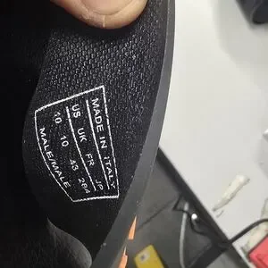 Gucci Black Slides with Orange and Purple Accents Gucci | Shoes | Gucci Black Slides With Orange And Purple  main image 3